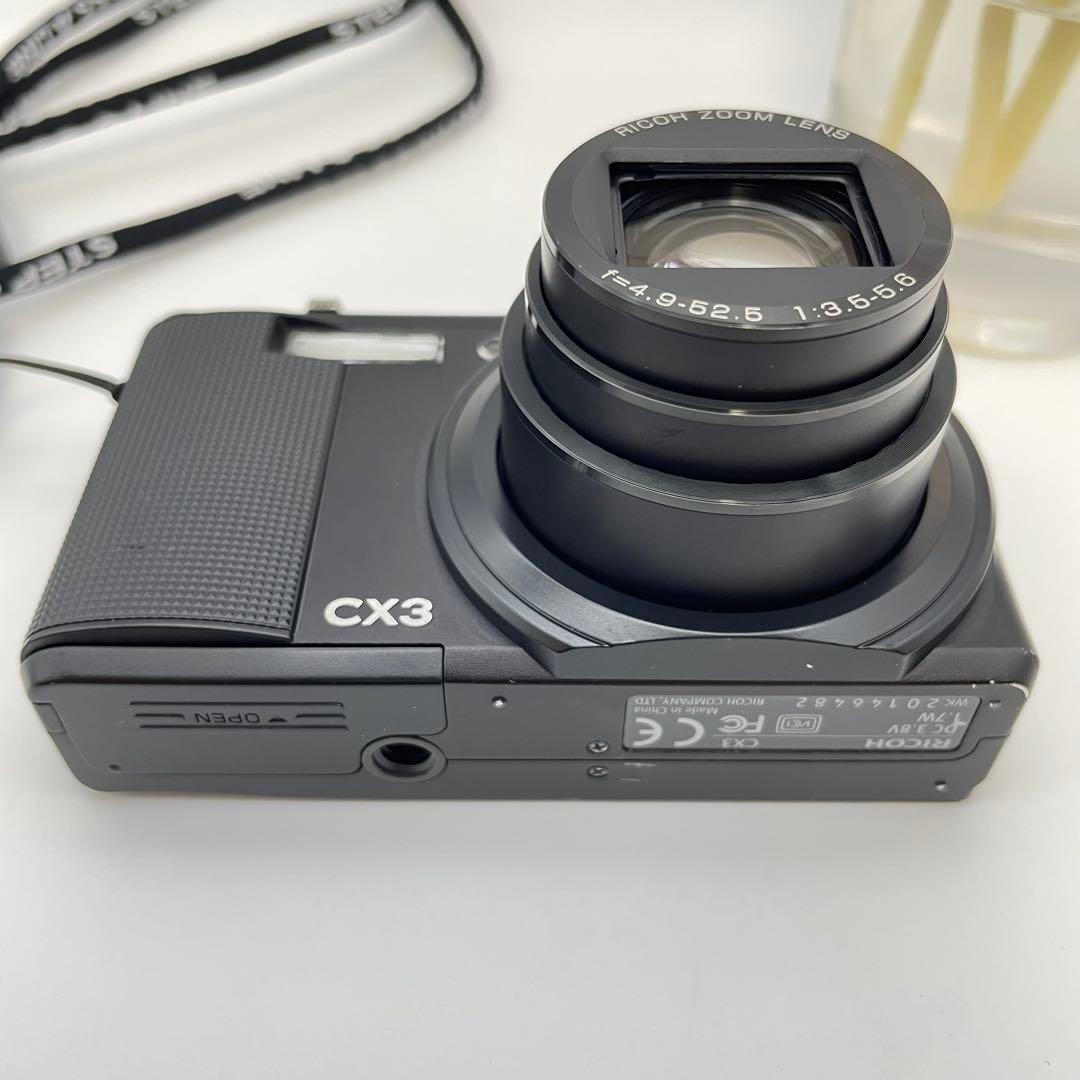 動作確認済✨RICOH CX3✨スマホ転送OK 銘品 デジカメ 人気の黒♪