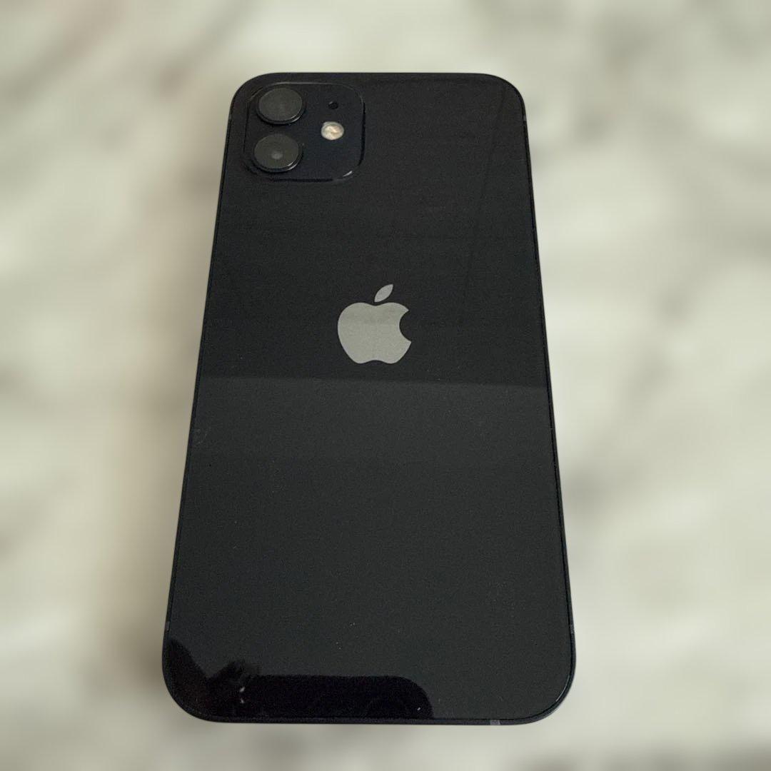 【美品/BT100%】iPhone12 64GB ブラック SIMフリー