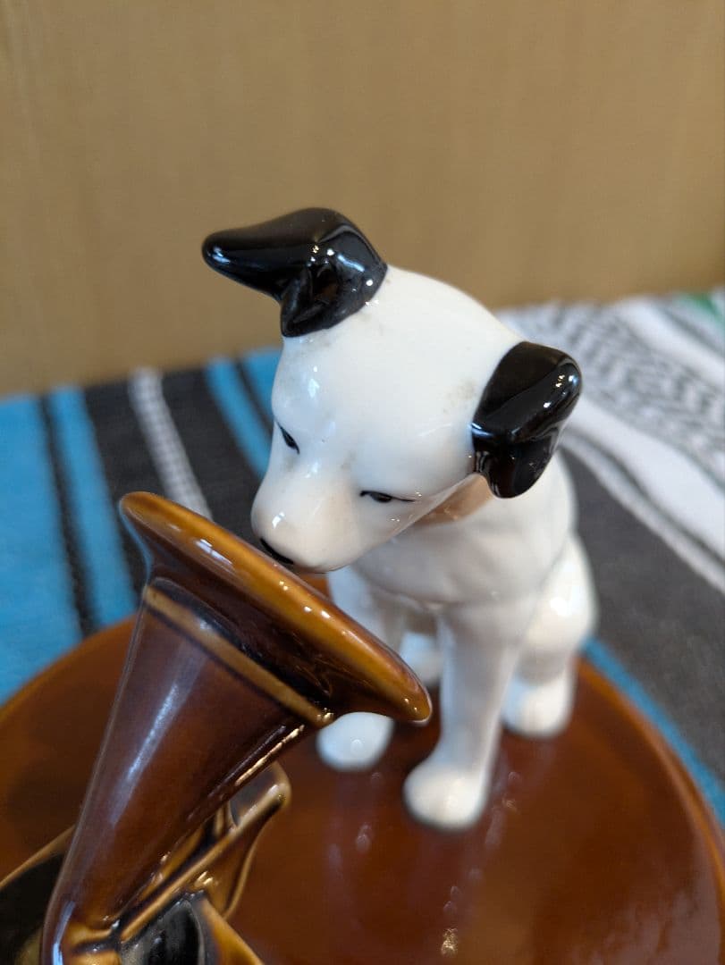 ビクター犬☆ニッパー☆オルゴール☆蓄音機☆希少☆置物