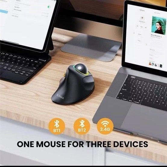 トラックボール マウス 人差し指 Bluetooth 無線 マルチデバイス 対応