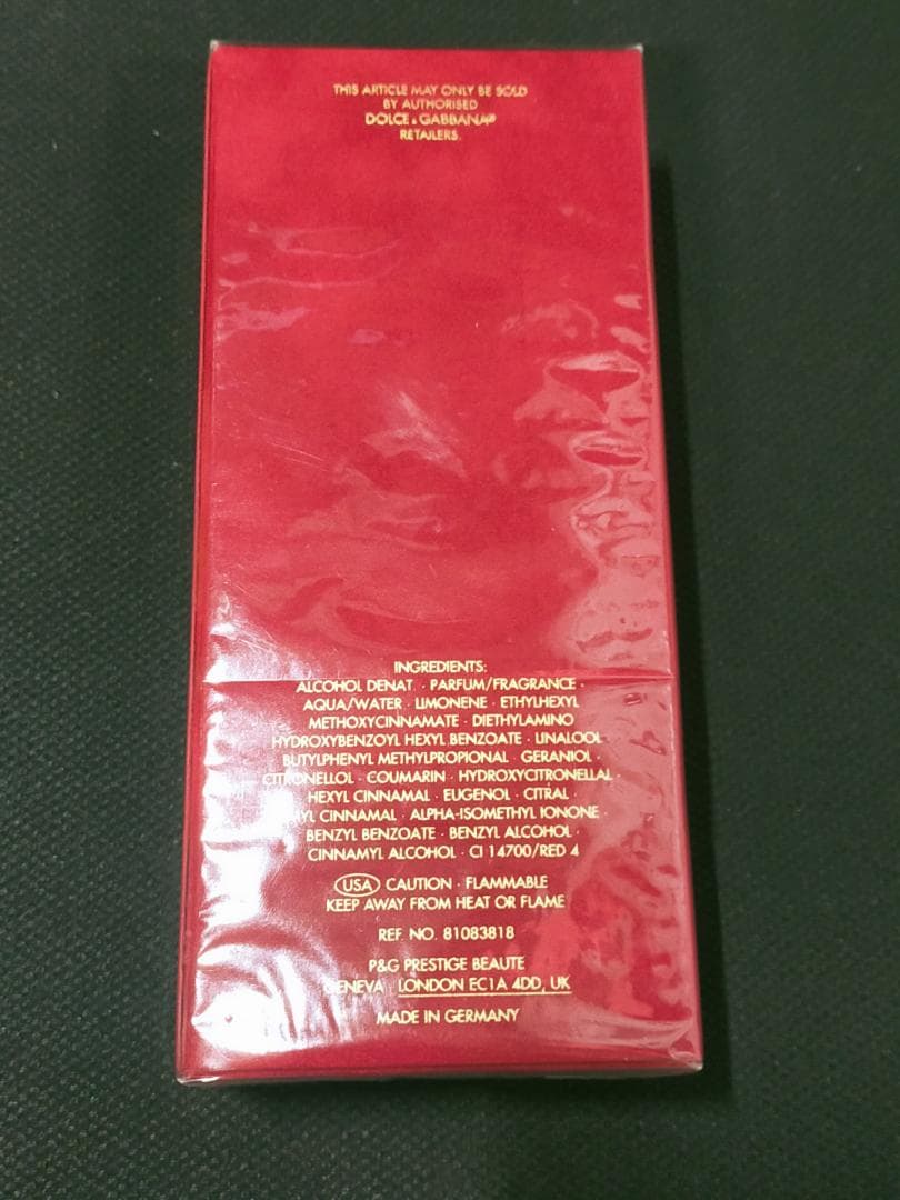 廃盤 DOLCE & GABBANA オリジナル オードトワレ 100ml