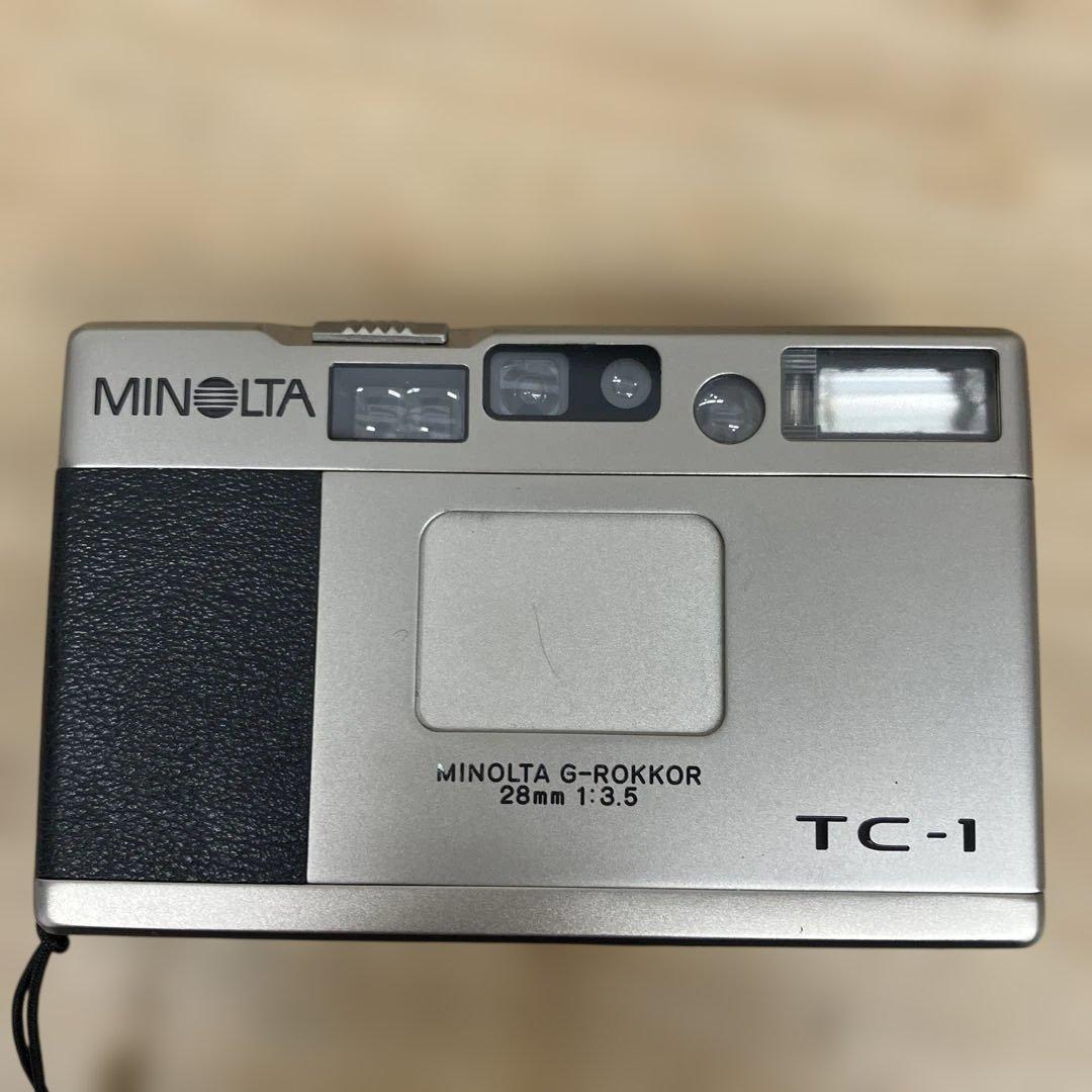 MINOLTA TC-1 コンパクトフィルムカメラ 専用ケース付き