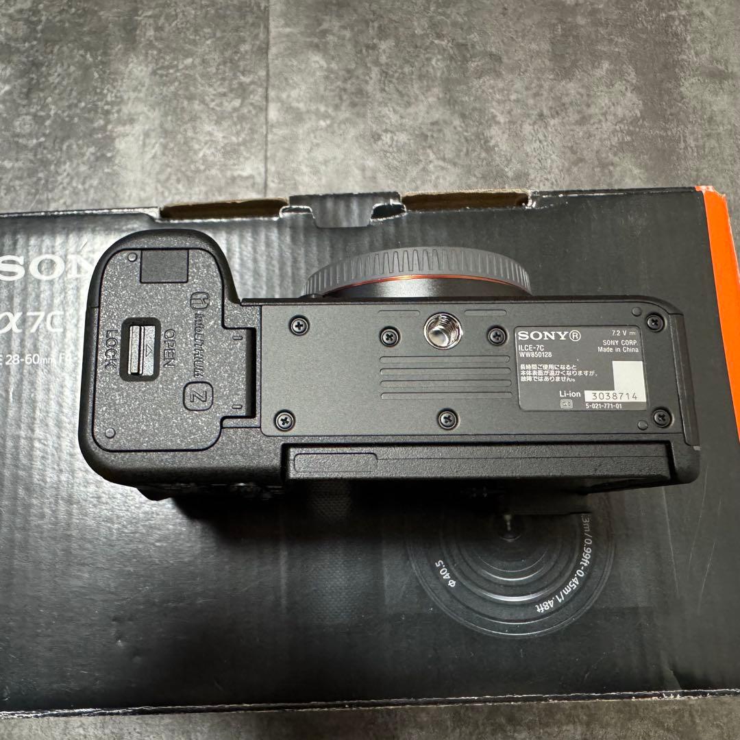 【美品】 シャッター回数47回 Sony α7C ズームレンズキット