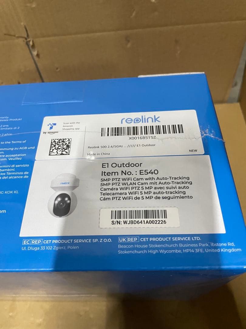Reolink 防犯カメラWiFi 2.4/5GHz対応 E1 Outdoor