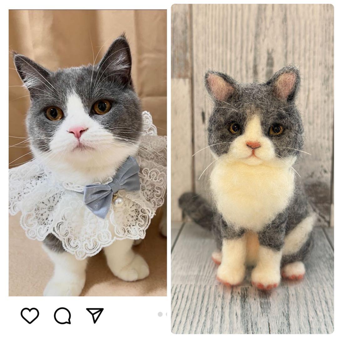 うちの子オーダー　羊毛フェルト　ペット　マスコット　うちの子　世界に一つだけ