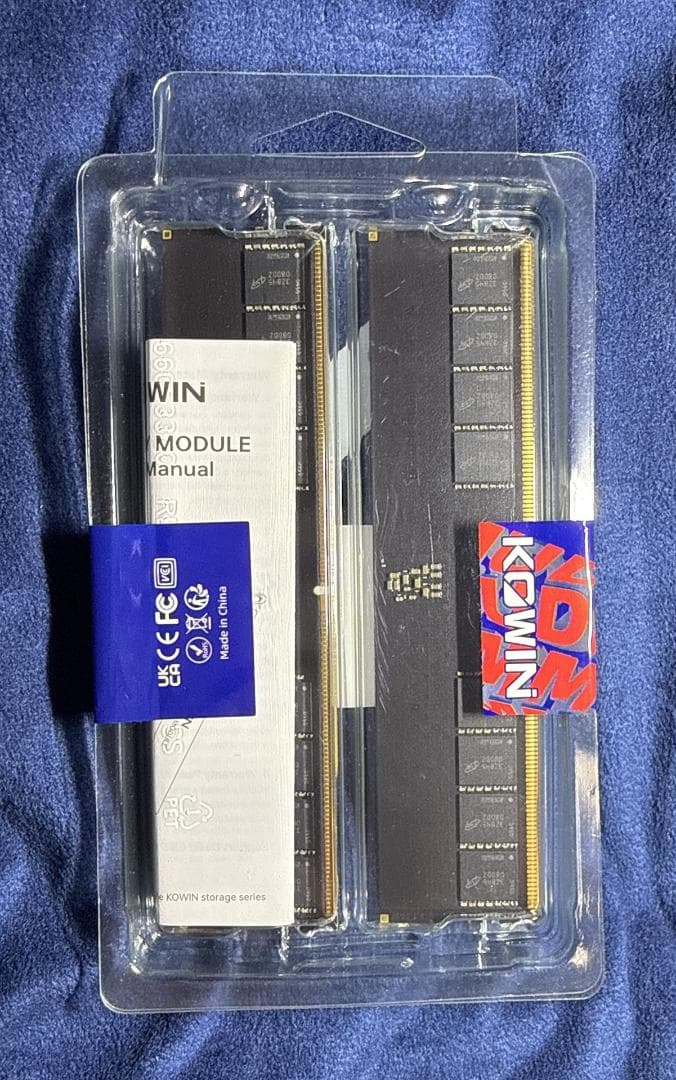 KOWIN EU560 DDR5 5600MHz 32GB×2=64GB メモリ