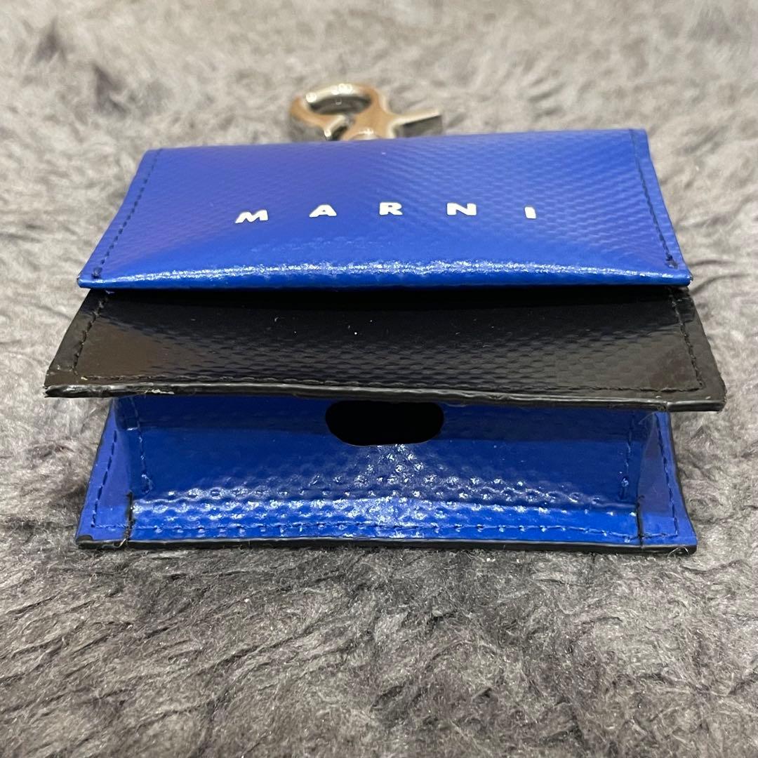 美品 MARNI マルニ AirPodsケース バイカラー ブルー/ブラック