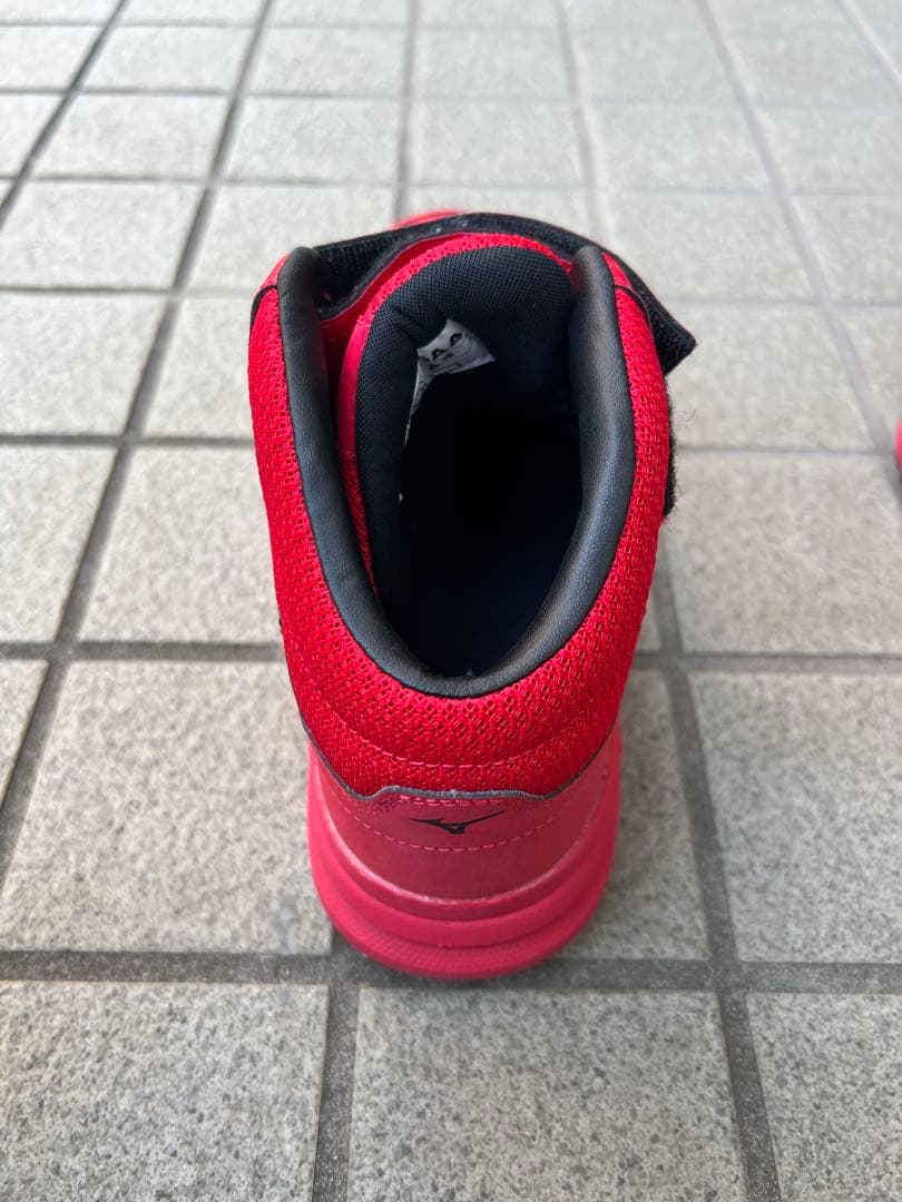 Mizuno ハイカット安全靴 25.5cm レッド