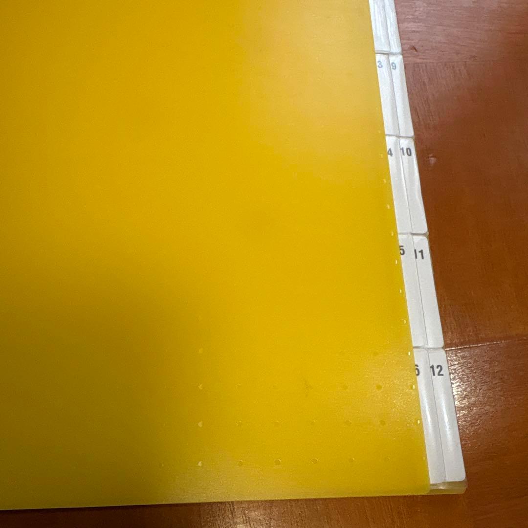 スケジュール&仕切りファイル(12・31 : 2冊セット)
