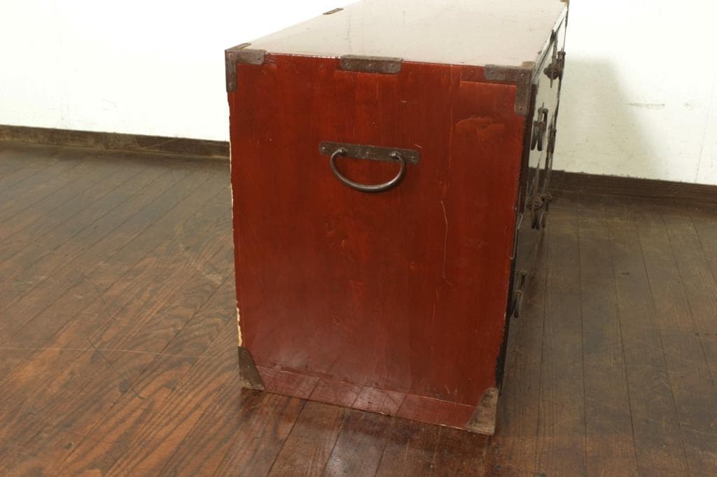 庄内箪笥 引出4杯 時代箪笥 和家具 ローボード 古民家 古道具
