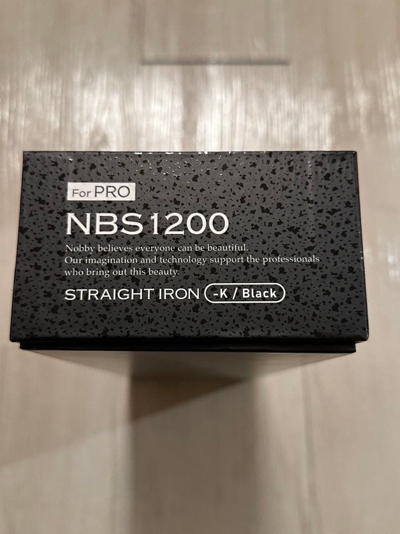 Nobby NBS1200 ストレートヘアアイロン ブラック 美品