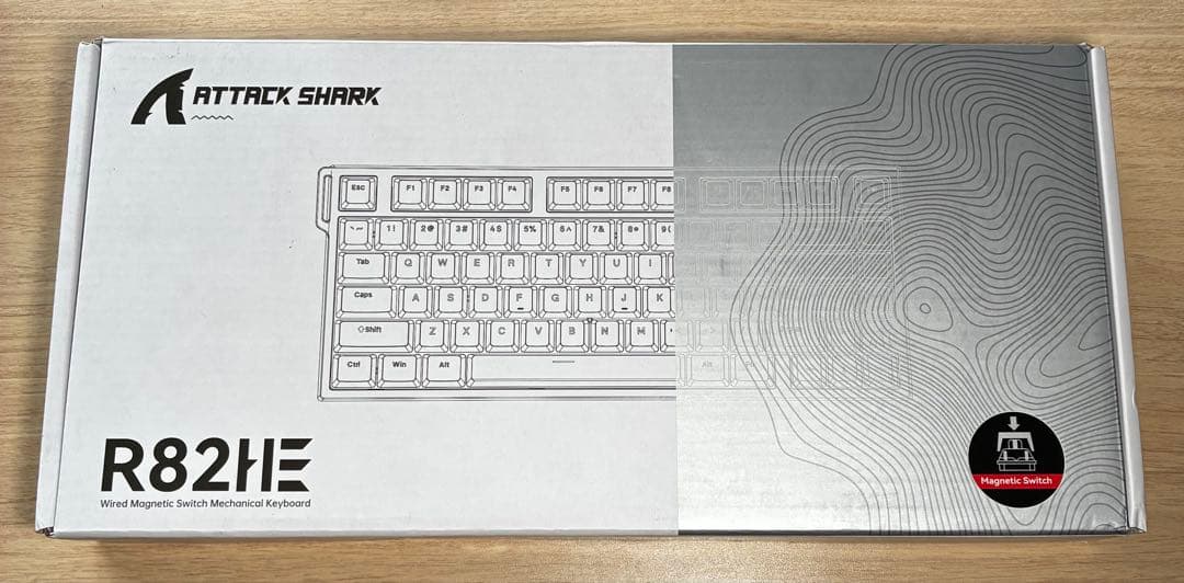 ATTACK SHARK R82 HE ラピッドトリガーキーボード 磁気スイッチ