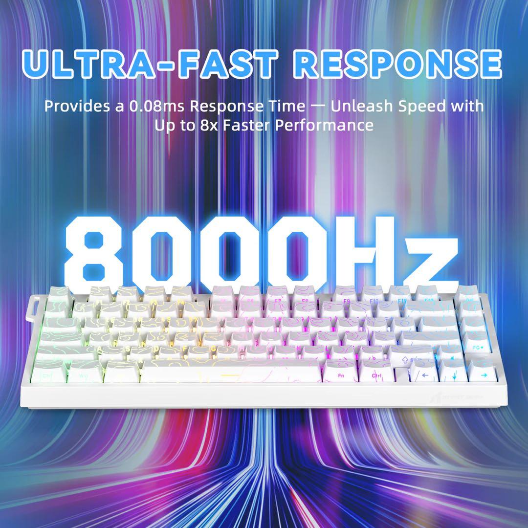 ATTACK SHARK R82 HE ラピッドトリガーキーボード 磁気スイッチ