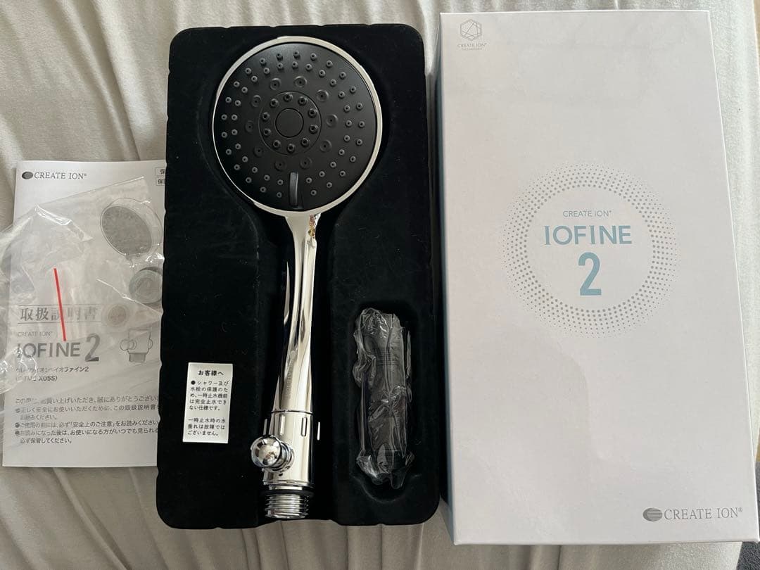 【未使用品】クレイツイオン IOFINE 2 シャワーヘッド