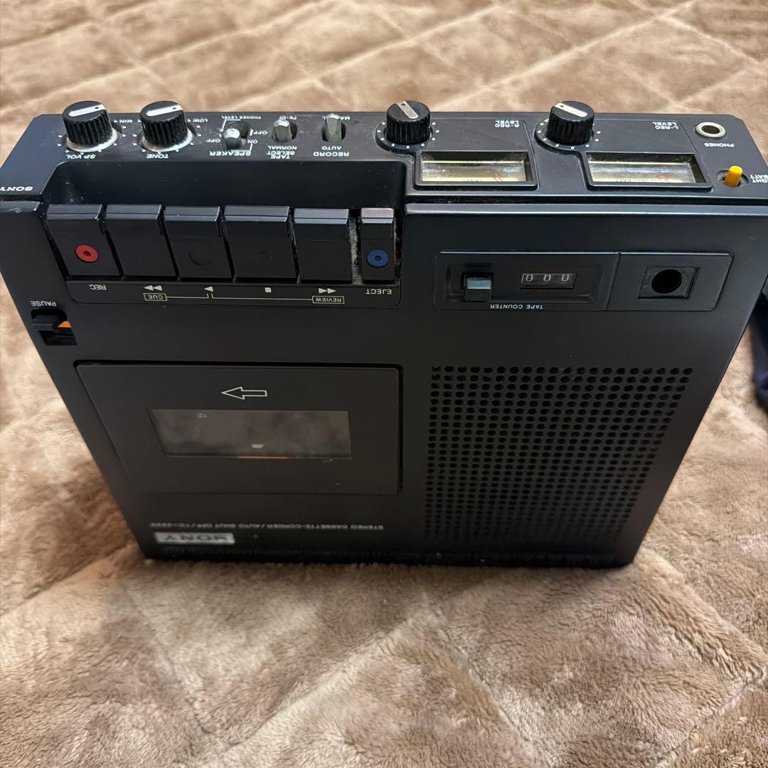 ＳＯＮＹ　カセットプレーヤー　ＣＳデッキ　ＴＣ－２２２０　昭和レトロ　ジャンク