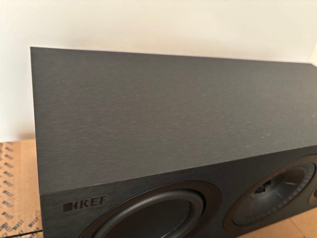 KEF Q250c ブラック　サランネット付き　センタースピーカー