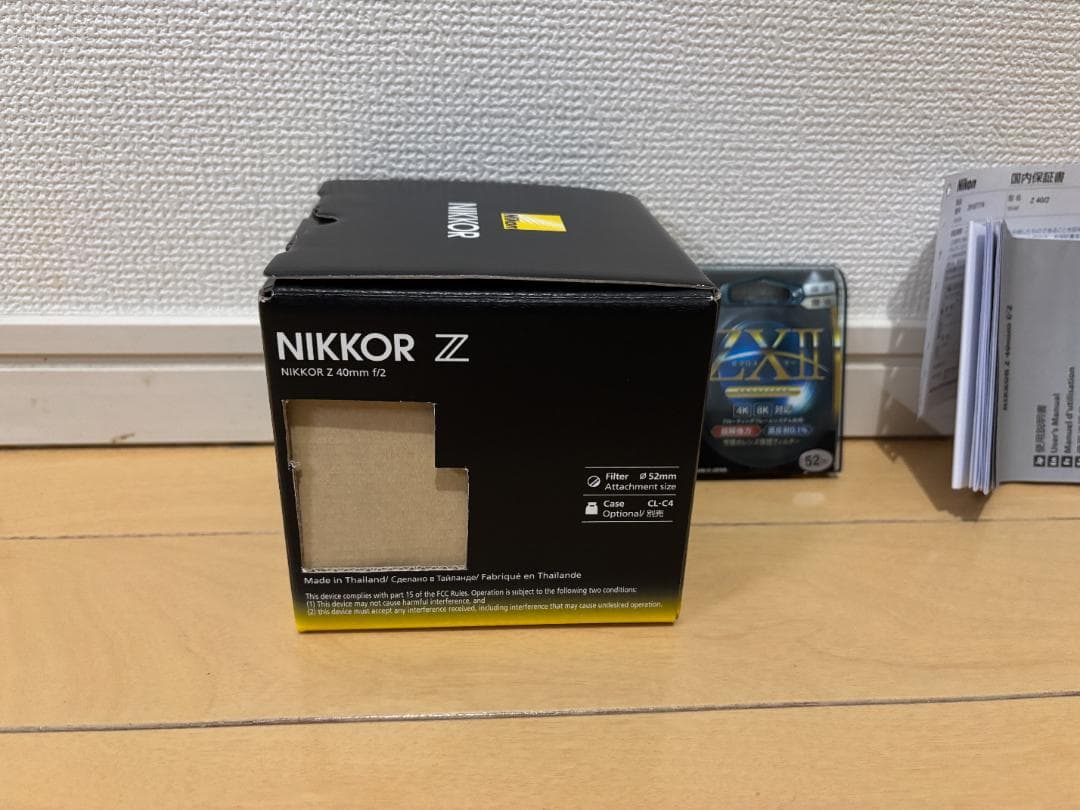 美品 NIKKOR Z 40mm f/2 おまけ付き