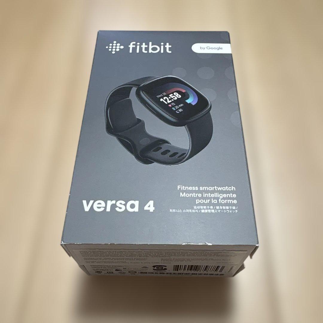 Fitbit Versa 4 スマートウォッチ ブラック GPS搭載 心拍計