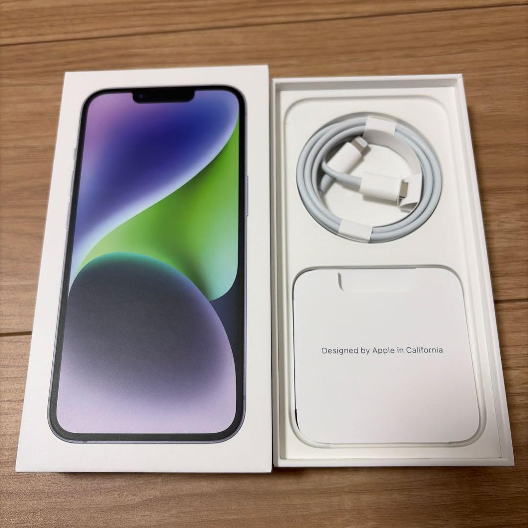 iPhone14 パープル　128G