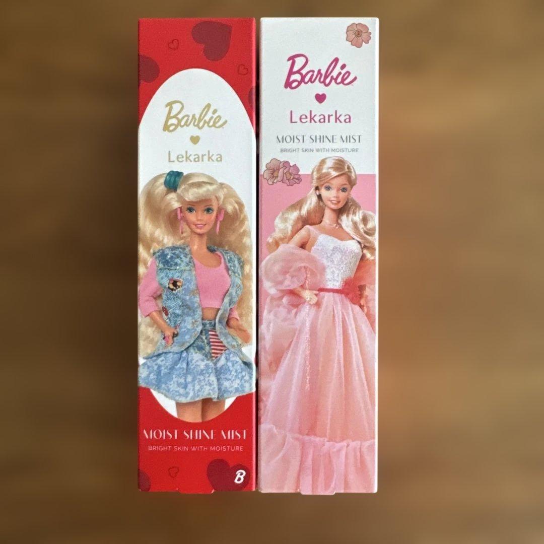 レカルカモイストシャインミスト　Barbie ポーチ付き