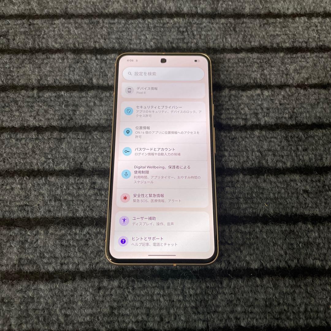 63 Google Pixel8 128GB SIMフリー ローズ