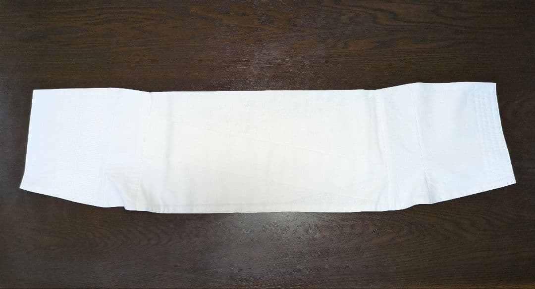 ハンドメイドお祭り白腹巻「前晒巻風」縦丈約27.5mウエスト約90〜95cm