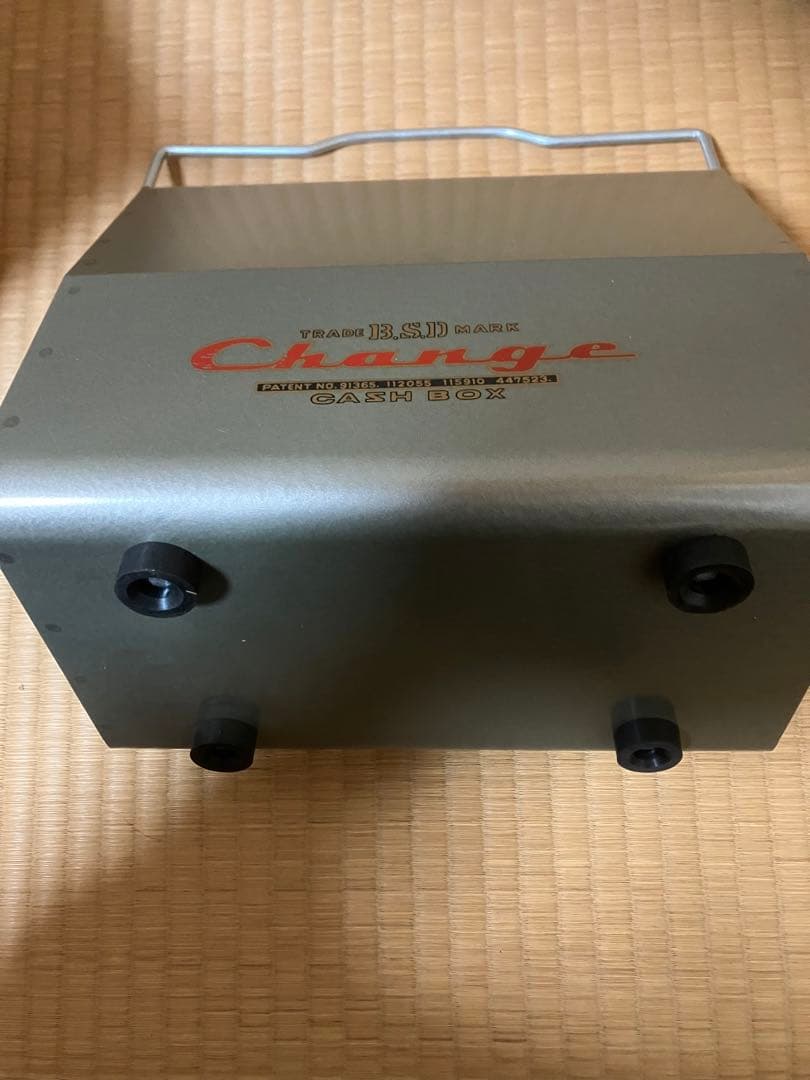 最終値引き 新品❗️昭和レトロ B.S.D Change キャッシュボックス