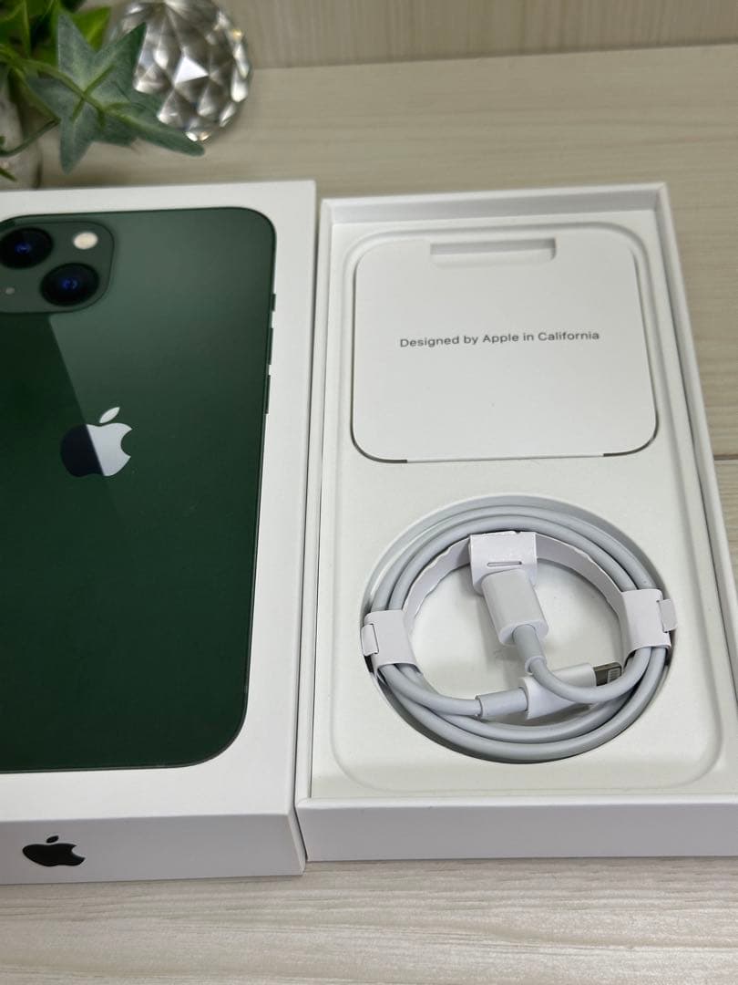 ✅美品・100％✨iPhone 13 128GB グリーン✨