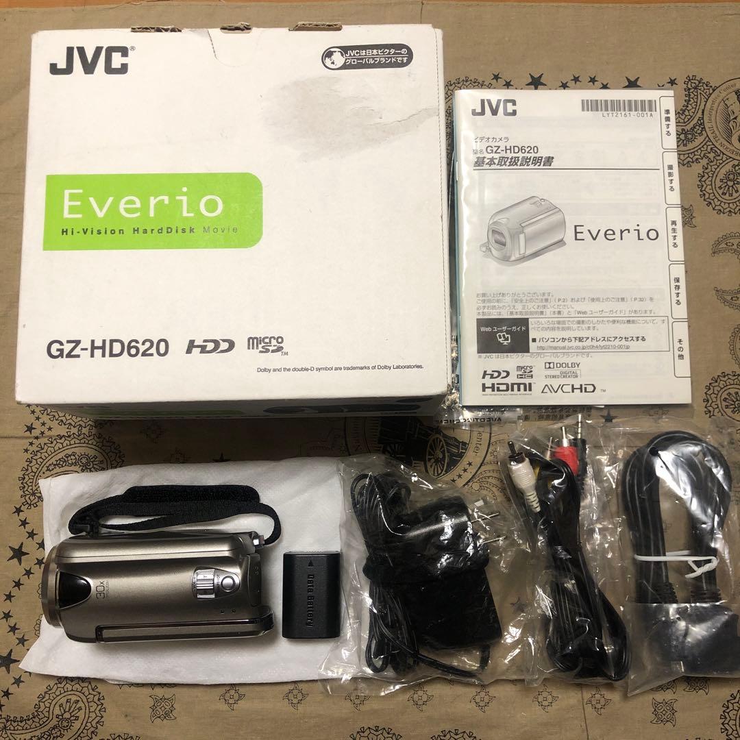 美品 JVC Everio GZ-HD620 ビデオカメラ