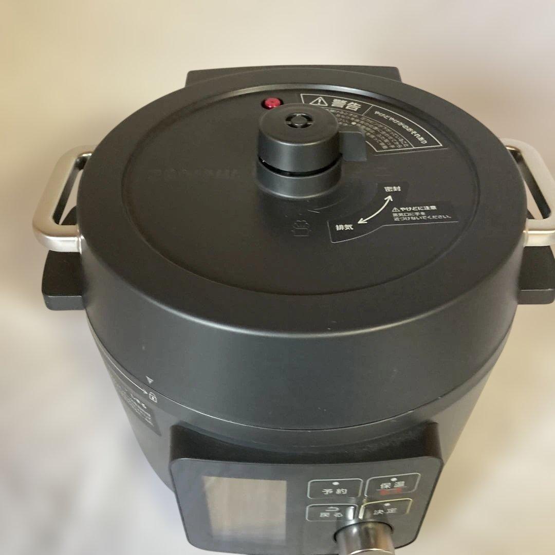 【ほぼ新品】アイリスオーヤマ 電気圧力鍋 2.2L KPC-MA2-B