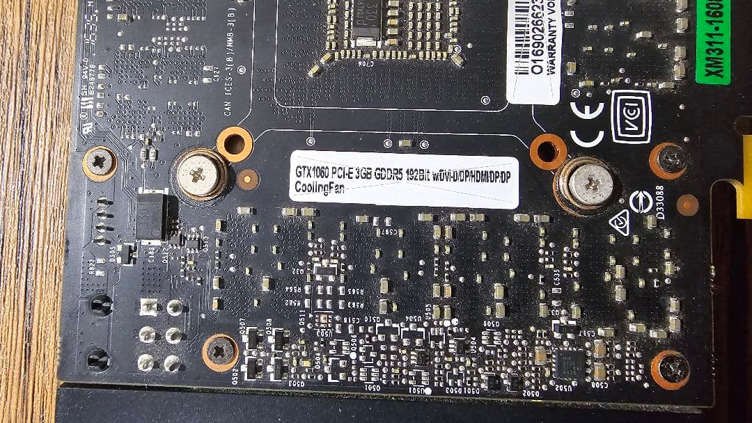 GTX1060 3GB 500w電源付き