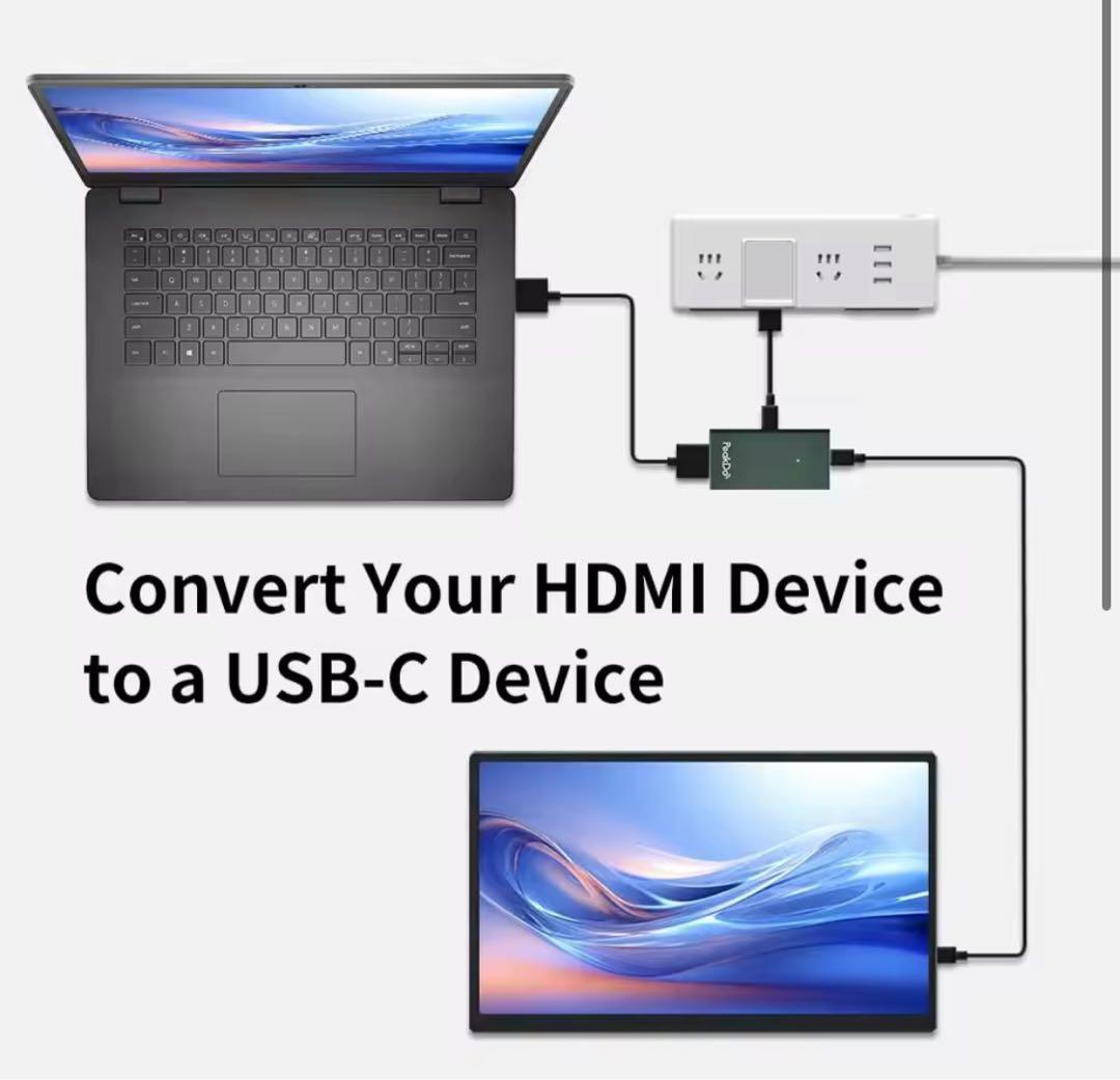 新品 PeakDo 4K HDMI-TypeC メスアダプター　②