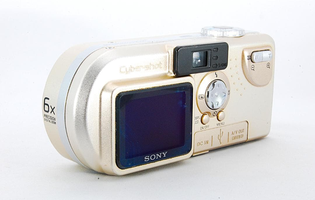 【極上美品】SONY Cybershot DSC-P7ゴールド 新品バッテリー付