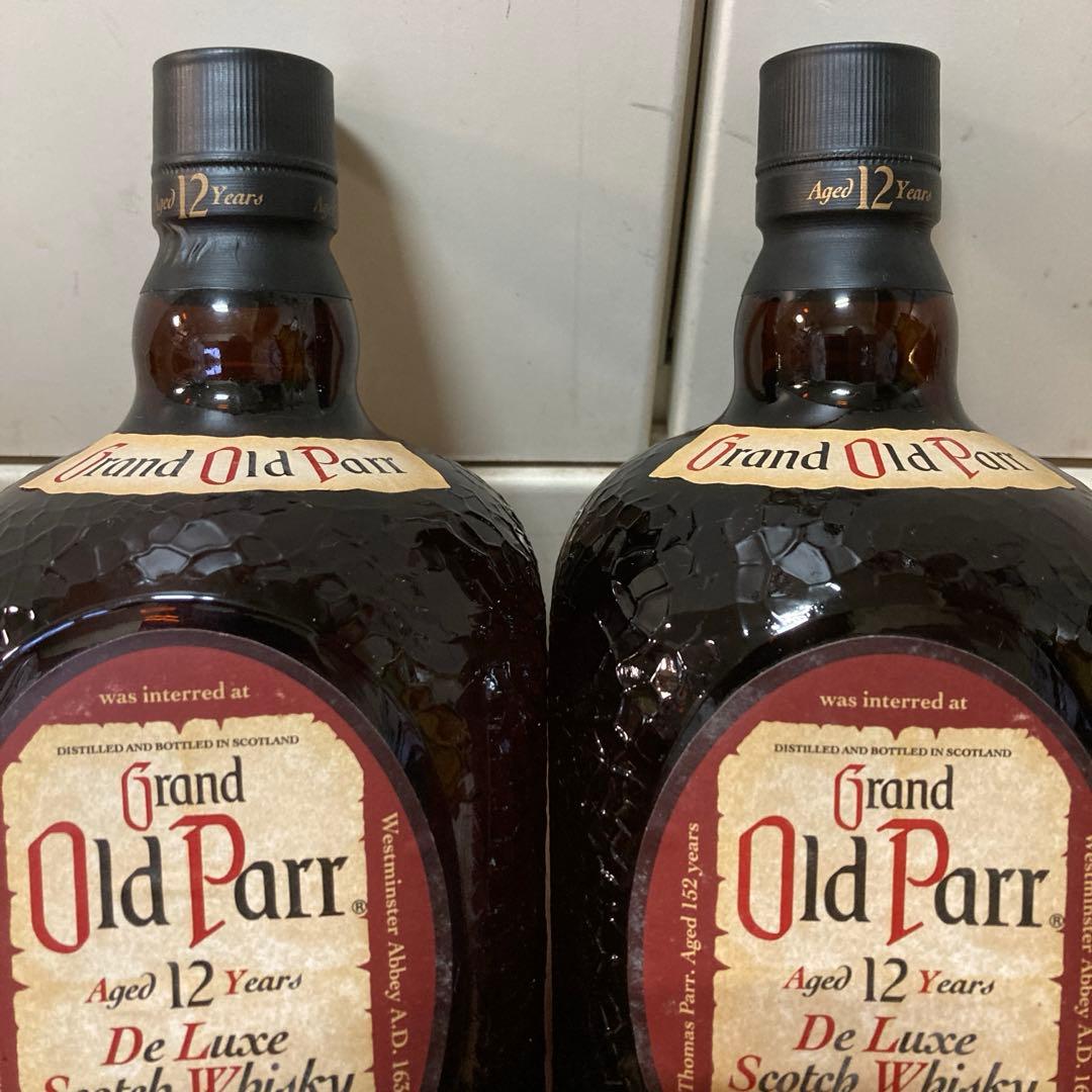 Grand Old Parr スコッチウイスキー　オールドパー　12年　2本組
