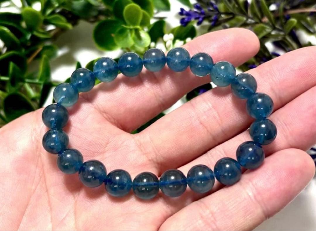 ご成約済み　究極品質　海の精霊の宝物　幻のエンペラーブルーアクアマリンのブレス