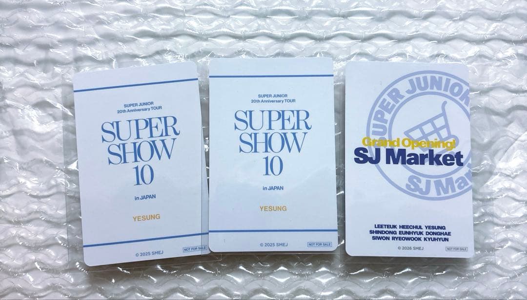 super junior SS10 購入特典 トレカ イェソン YESUNG