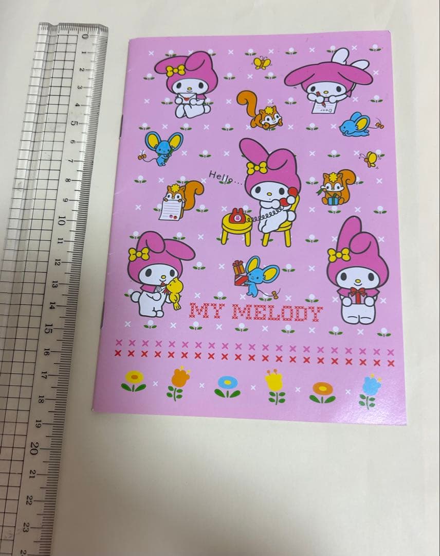 マイメロディ　サンリオ　おてがみメモ　ノート　セット　平成レトロ　平成女児