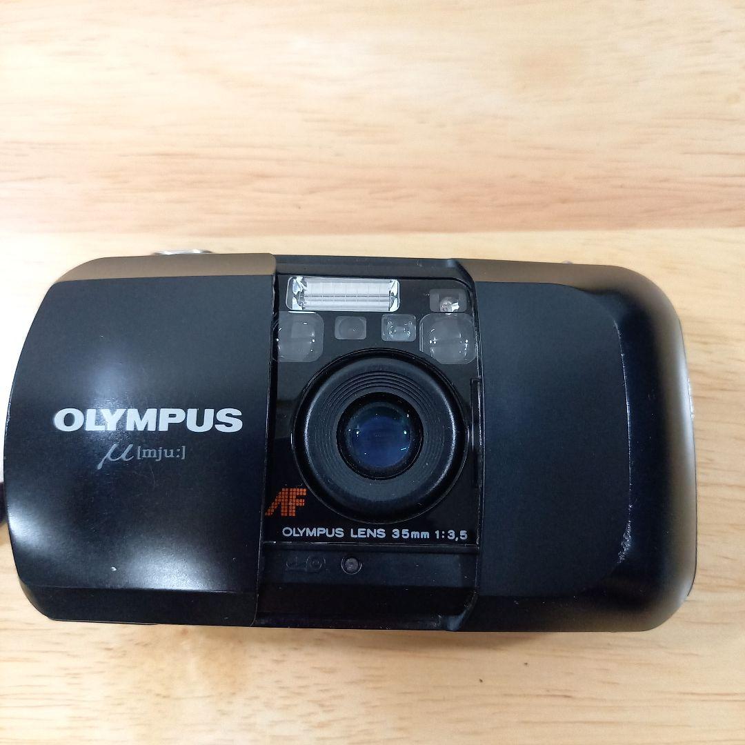 動作未確認 OLYMPUS μ mju: コンパクトフィルムカメラ オリンパス