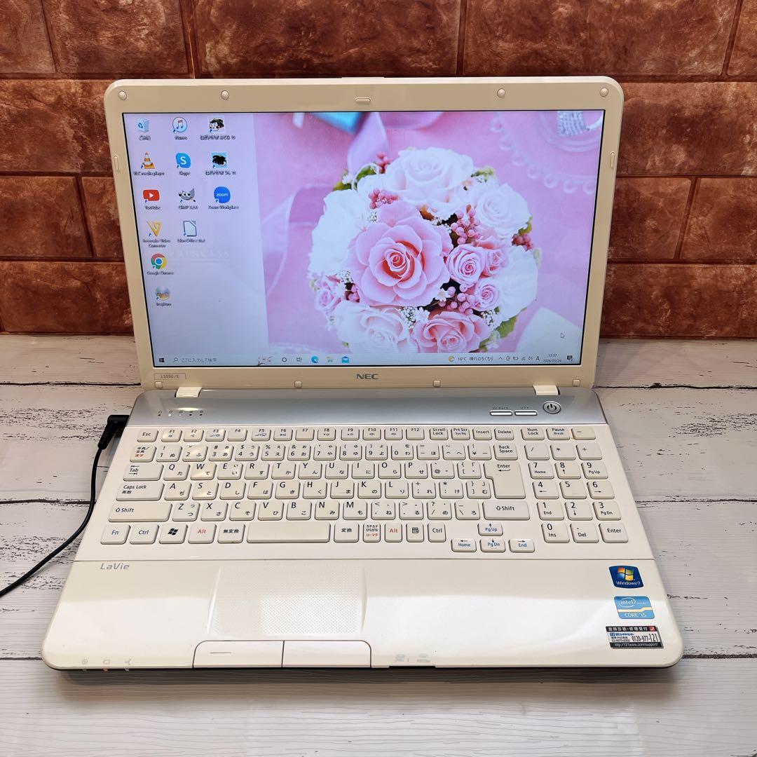 NEC ノートパソコン Core i5 4GB 640GB DVD テンキー