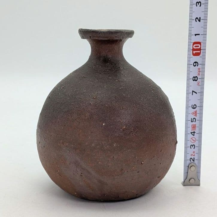 備前市無形文化財 柴岡信義 備前焼 徳利 共箱共布栞 とっくり 酒器 食器 容器
