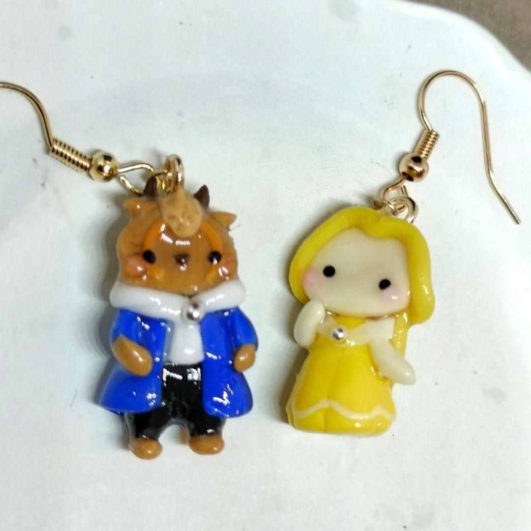 童話　美女と野獣ピアス