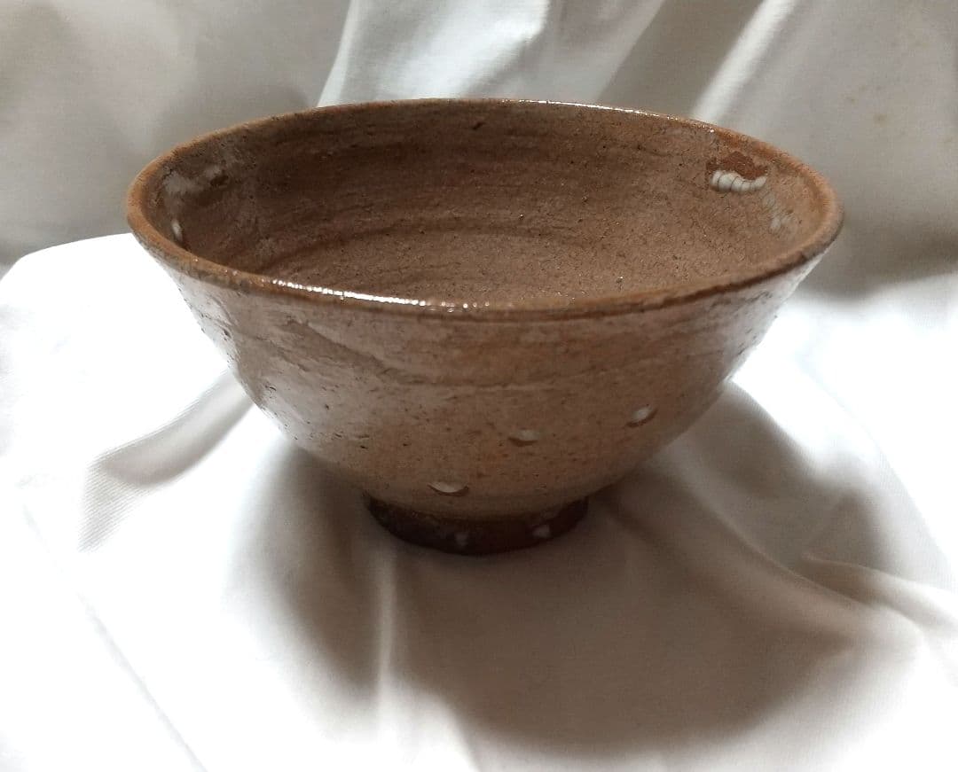 辻清明 唐津茶碗 共箱 共布 栞