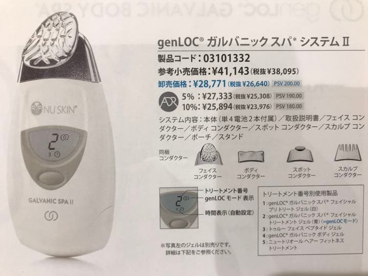 未開封 旧モデル genLOC®︎ ガルバニック スパシステム