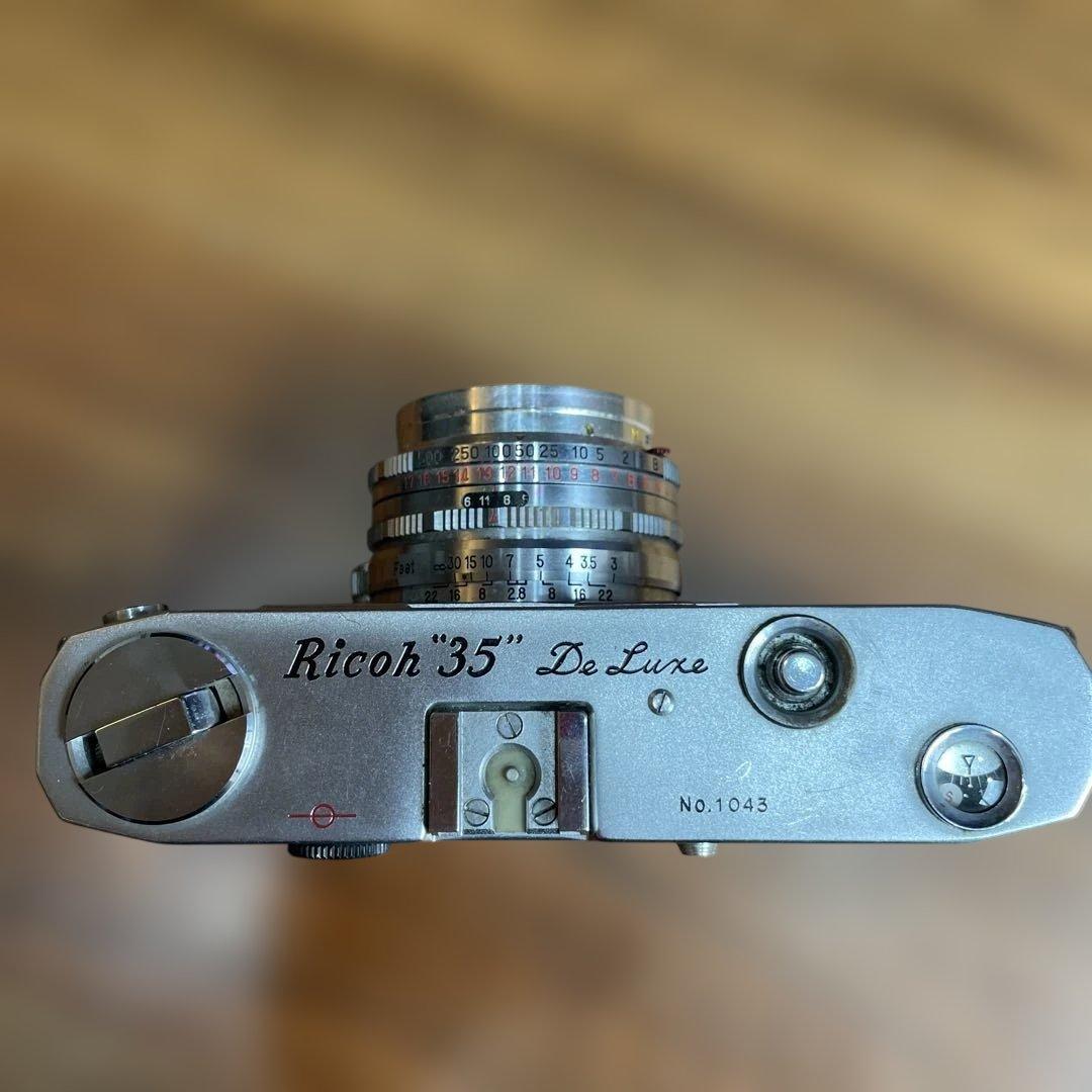 Ricoh 35 De Luxe コンパクトフィルムカメラ（ケース付き）