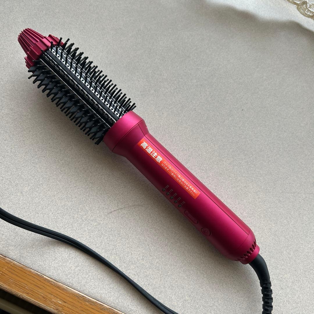 CREATE ION ブラシヘアアイロン ピンク