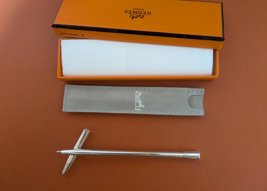 美品！！　エルメス　アジャンダ手帳用シルバー925ボールペン
