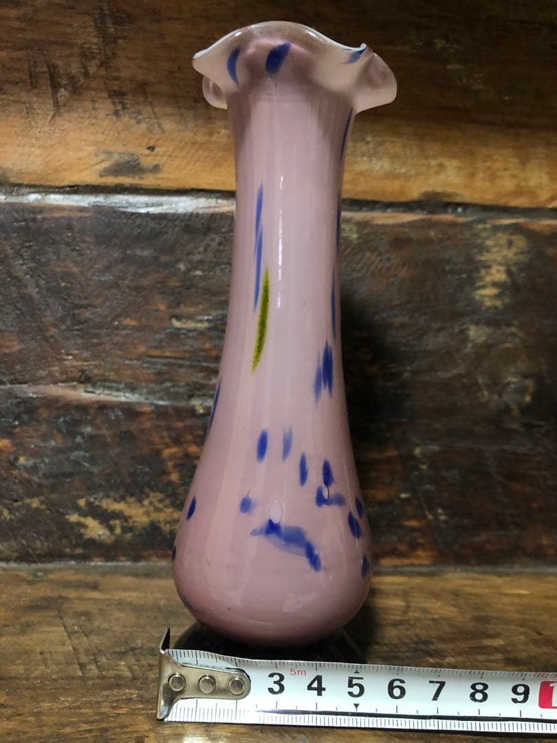 花瓶　ガラス　レトロ