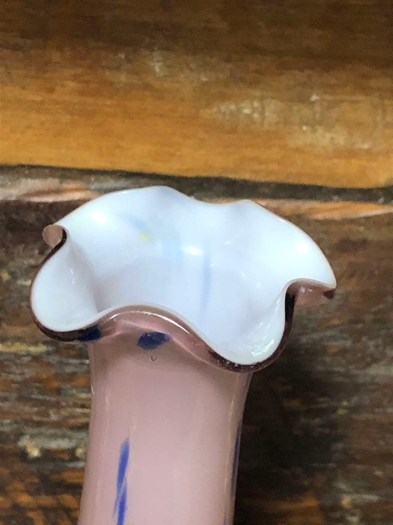 花瓶　ガラス　レトロ