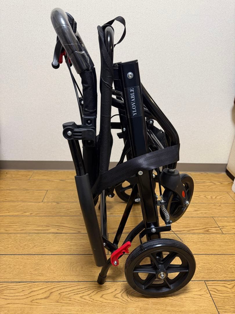 Ylovable 軽量 コンパクト 折りたたみ 車椅子 介助型 車イス いす