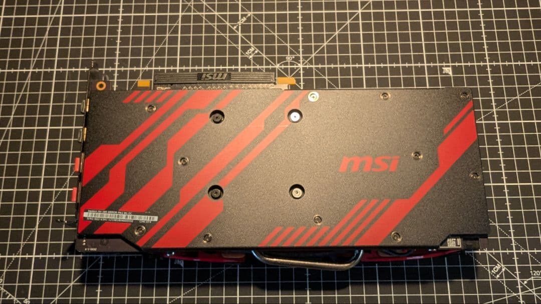 MSI Radeon RX 580 8GB グラフィックボード 中古
